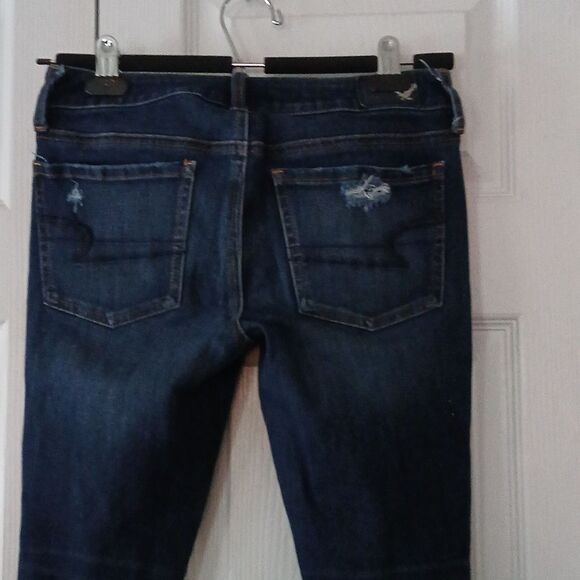American Eagle Outfitters  360 Super Stretch distressed jeggings  Sz 2 NWOT - Picture 7 of 10